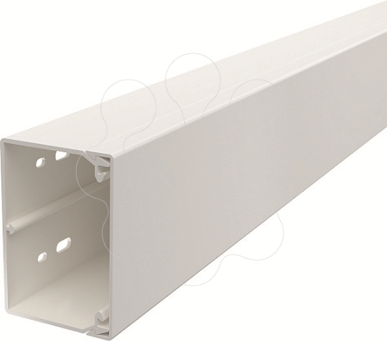 Imagem de Calha com base perfurada 60x90x2000 PVC branco puro 9010