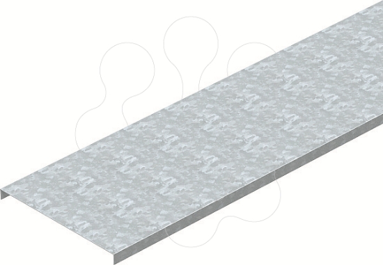 Imagem de Tampa nao perfurada para c. cabos chapa e varao 100x3000 St DD