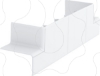 Imagem de Derivacao em T para Rapid 45 165 225x62x56 PC/ABS branco puro 9010