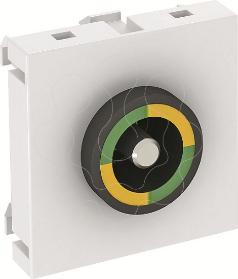 Imagem de Tomada de equipotencial 45x45mm PC branco puro 9010