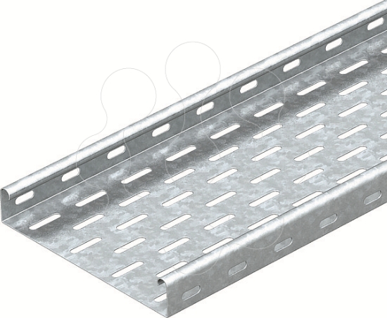 Imagem de Caminho de cabos em chapa MKS perfurado com conj. de unioes 35x200x3000 St FS