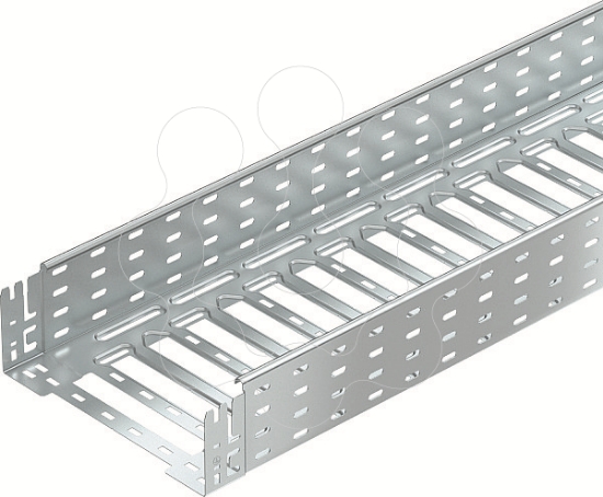Imagem de Caminho de cabos em chapa MKSM perfurado uniao de encaixe 110x300x3050 St FS