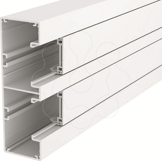 Imagem de Calha tecnica Rapid 45 2 vias aluminio 53x165x2000 Alu branco puro 9010