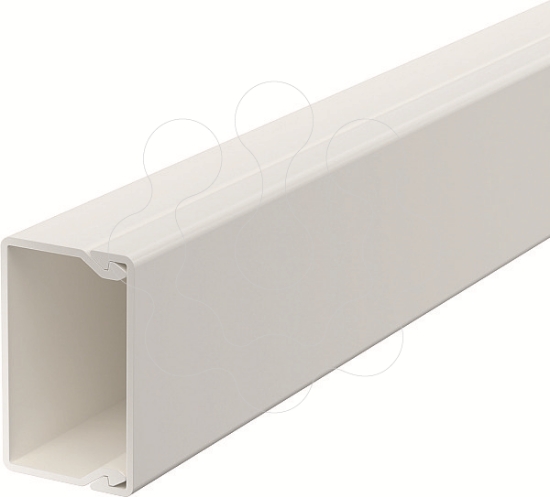 Imagem de Moldura com base perfurada 25x40x2000 PVC branco puro 9010