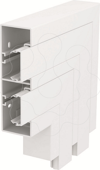 Imagem de Angulo plano rigido 200x200x165 PVC branco puro 9010