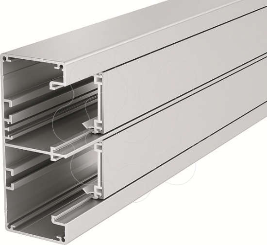 Imagem de Calha tecnica Rapid 45 2 vias aluminio 53x130x2000 Alu EL