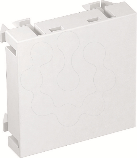 Imagem de Obturador 1/1 modulo 45x45mm branco puro 9010