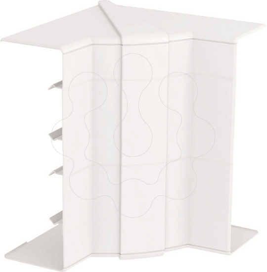 Imagem de Angulo interno variavel 175x145x145 PC/ABS branco puro 9010