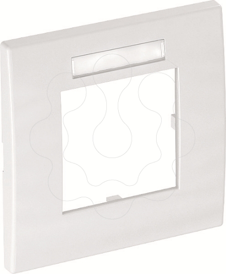 Imagem de Espelho Modul 45 simples 84x84mm PC branco puro 9010