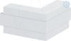 Imagem de Angulo externo rigido 190x190x100 PVC branco puro 9010