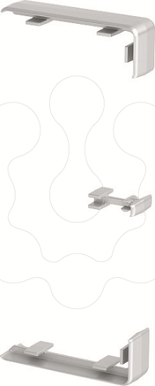 Imagem de Tapa juntas para Rapid 45 130 133x55x15 PC/ABS aluminio