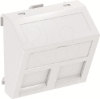 Imagem de Espelho para conectores dados para 2 conectores Tipo RM 45x45mm PC branco puro 9010