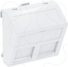 Imagem de Espelho para conectores dados para 2 conectores Tipo RM 45x45mm PC branco puro 9010