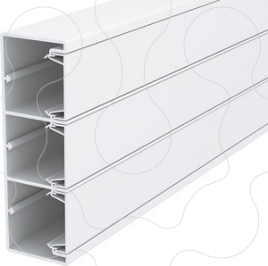 Imagem de Calha tecnica Rapid 45 53x160x2000 PVC branco puro 9010