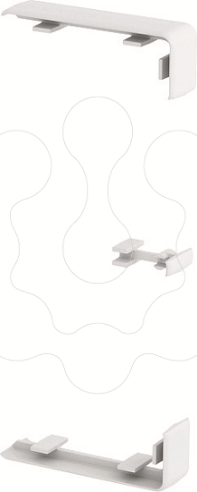 Imagem de Tapa juntas para Rapid 45 130 133x55x15 PC/ABS branco puro 9010