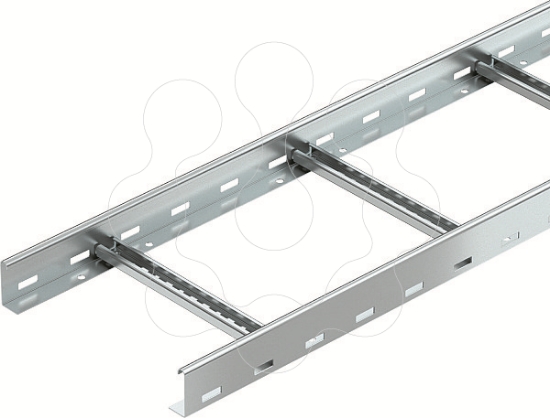 Imagem de Caminho de cabos tipo escada degrau perfurado soldado 60x300x6000 St FS