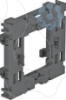 Imagem de Suporte de montagem Modul 45 versao aberta 15x76x71 PA cinzento claro 7035