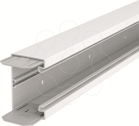 Imagem de Calha tecnica com base perfurada 70x110x2000 PVC branco puro 9010