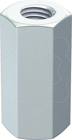 Imagem de Uniao para varao roscado M8x24mm A2 1.4301 2B