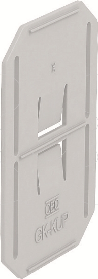 Imagem de Uniao para GK 64x90mm ABS/ASA cinzento claro 7035