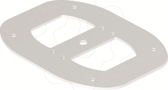 Imagem de Base para ISSDM45 185x135x3 St FSK branco puro 9010