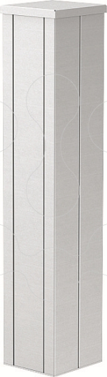 Imagem de Coluna Chao 675x130x140 Alu branco puro 9010