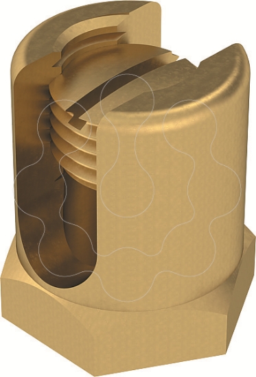 Imagem de Ligador de terra com rosca de fixacao M6 25mm? CuZn