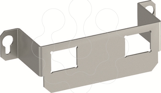 Imagem de Suporte de montagem para 2 conectores Tipo C 116x36x34 A2 1.4301