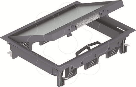 Imagem de Tampa para instalacao em calha 274x221x66 PA cinzento 7011