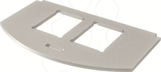 Imagem de Placa de montagem para GES R2 para 2x Tipo C A2 1.4301