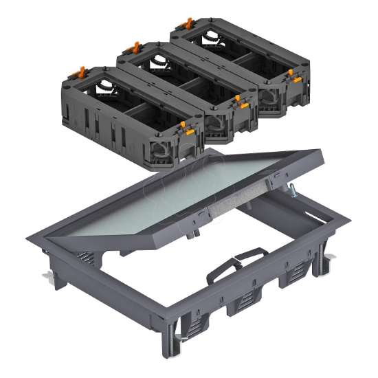 Imagem de Kit completo 9 Modul 45 para instalacao universal PA cinzento 7011