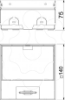 Imagem de Caixa de pavimento com tomada VDE 140x140x75 A2