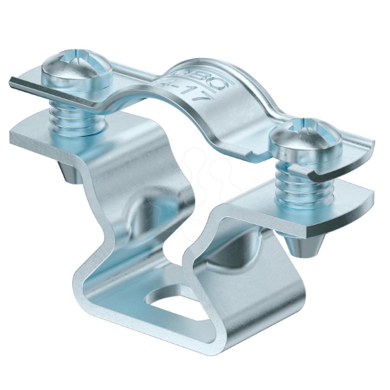 Imagem de Abracadeira metalica com furo oblongo 14 17mm St G