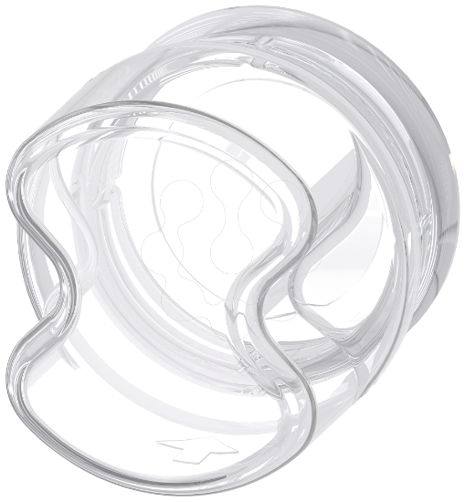 Imagem de Cobertura de proteção em silicone para botão cogumelo, transparente