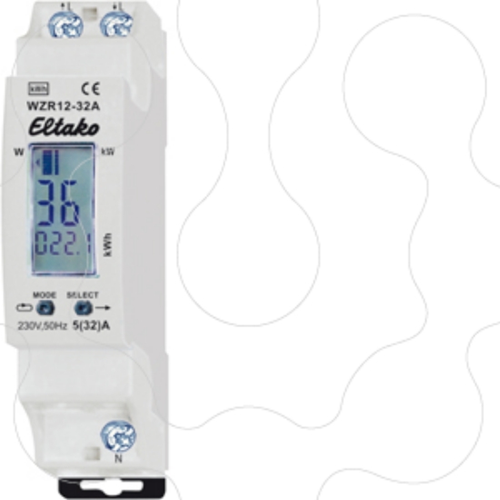 Imagem de Contador de energia c/reset WZR12-32A