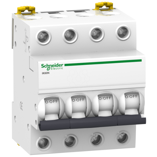 Imagem de Acti9 iK60N   Disjuntor   4P   25A   Curva C   6000A IEC 60898 1