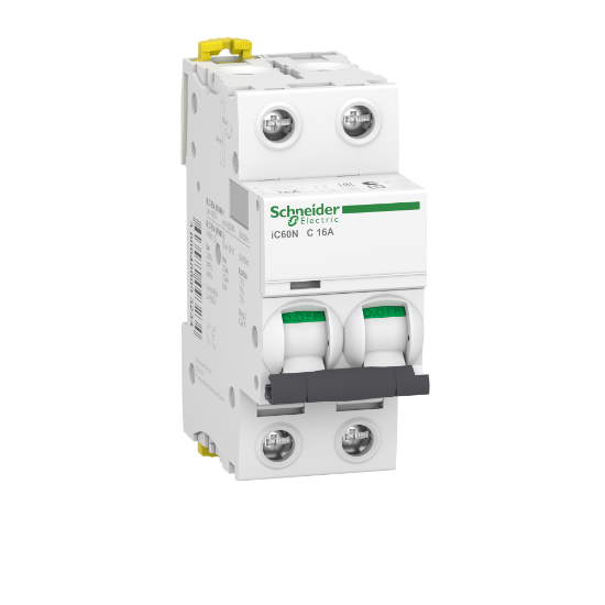 Imagem de Acti9 iC60N   Disjuntor   2P   16A   Curva C   6000A IEC 60898 1   10 kA IEC 60947 2