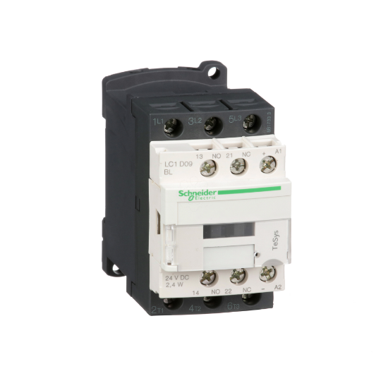 Imagem de Contactor TeSys D   3P3 NA   AC 3   = 440 V 9 A   24 V CC bobina