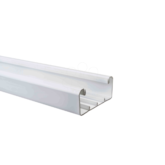 Imagem de Dexson - calha - 100x45 mm - 1 compartimento - sem adesivo - PVC - branco