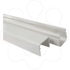 Imagem de Dexson - Mini calha - 20x20 mm - 1 compartimento - sem adesivo - PVC - branco