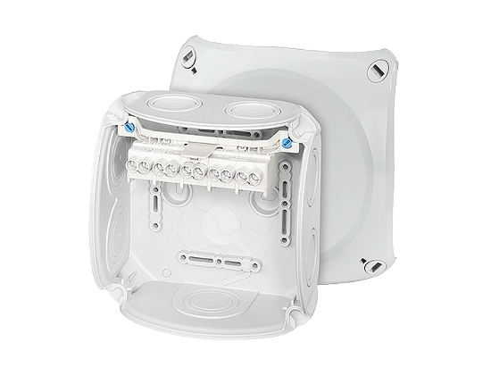 Imagem de Caixa derivação PP MVE 2.5-6 mm² 130x130x77 cinzento