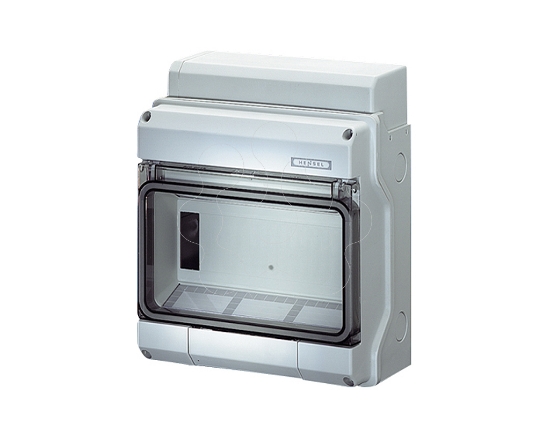 Imagem de Quadro distribuição saliente IP54 1F 9M MF CL cinzento