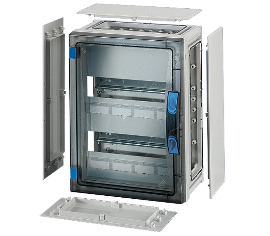 Imagem de Caixa disjuntor encastrarIP65 2F 24M CL PF PT TPT cinzento