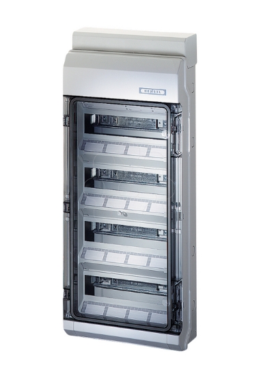 Imagem de Quadro distribuição saliente IP54 4F 48M MF CL cinzento