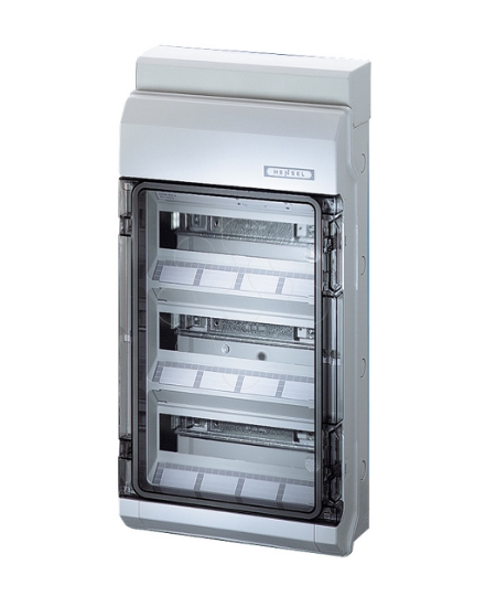 Imagem de Quadro distribuição saliente IP54 3F 36M MF CL cinzento