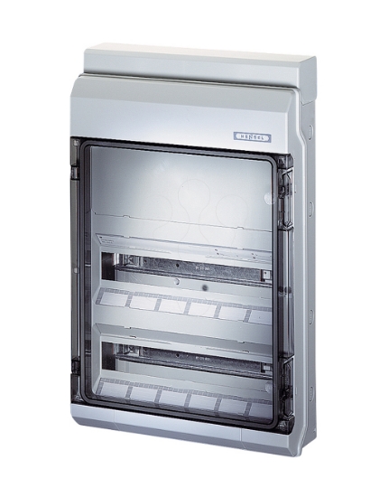 Imagem de Quadro distribuição saliente IP65 2F 18M C/ ESP. ADIC. MF SL cinzento