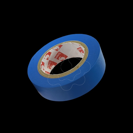 Imagem de 2702, 19mm x 20m, Cor AZUL Fita Isoladora VDE PVC, SCAPA
