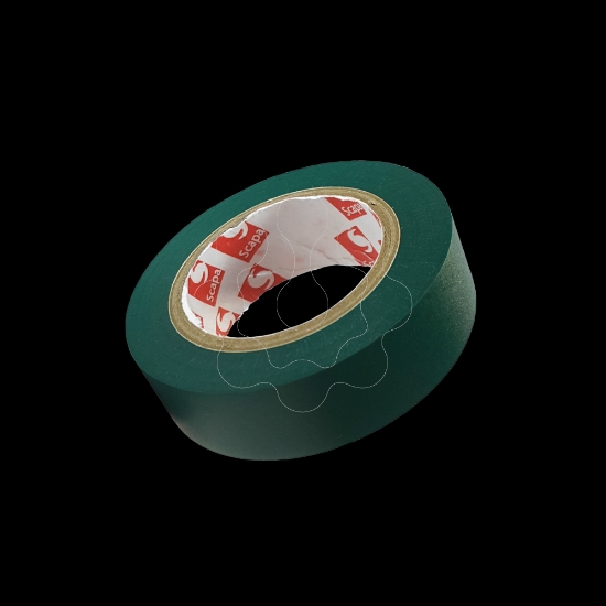 Imagem de 2702, 19mm x 20m, Cor VERDE Fita Isoladora VDE PVC, SCAPA