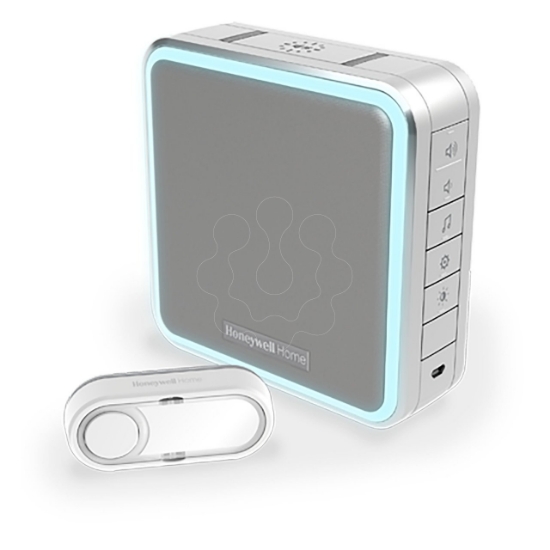 Imagem de DC915SGL - Campainha Premium + botão s/fios, 200m, cor cinza