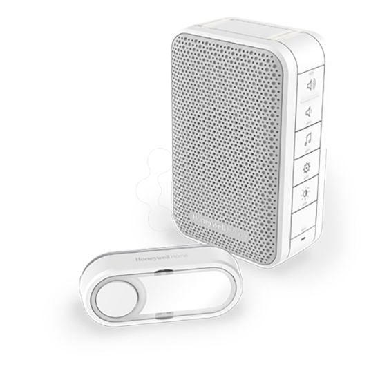 Imagem de DC313S - Campainha s/fios + botão s/fios, 150m, c/Luzes